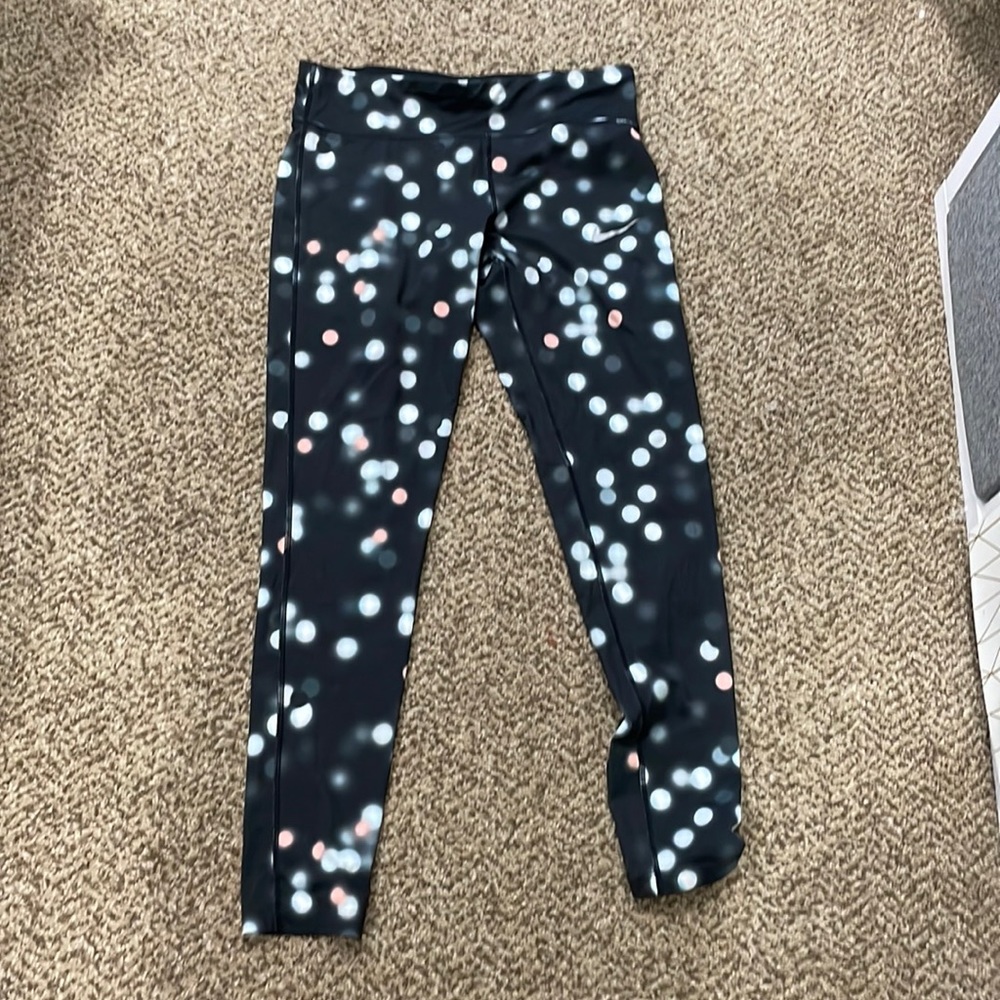 Nike polkadot, black, joggers/leggings